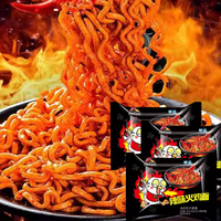 Nouilles turques Halal, lot de 5, faites à la main, Love Circle, nouilles instantanées épicées style coréen, cuisson en 4 minutes, livraison à domicile