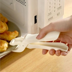 Pince à vaisselle en silicone résistante à la chaleur, anti-brûlure, antidérapante, pour friteuse à air - Product Image 3