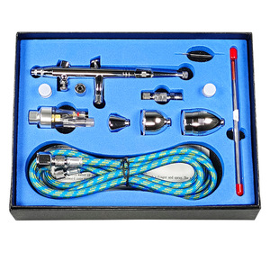 Aérographe 186K à alimentation par gravité 10 cc, double action, vitesse réglable, pour travaux artistiques - Product Image 2