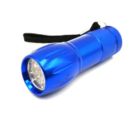 9-LED-Taschenlampe Hersteller OEM Tiger World Trockenbatterie Taschen-Maglite-Taschenlampe