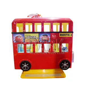 Funny coin operated London Bus Ride On Car Game Machine for sale