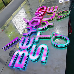 Letrero Luminoso <span class=keywords><strong>de</strong></span> Neón Personalizado, 3D, Dinámico, Colorido, a Todo Color, para la Entrada <span class=keywords><strong>de</strong></span> un Bar, KTV, Salón <span class=keywords><strong>de</strong></span> Billar y Otros Lugares - Product Image 3
