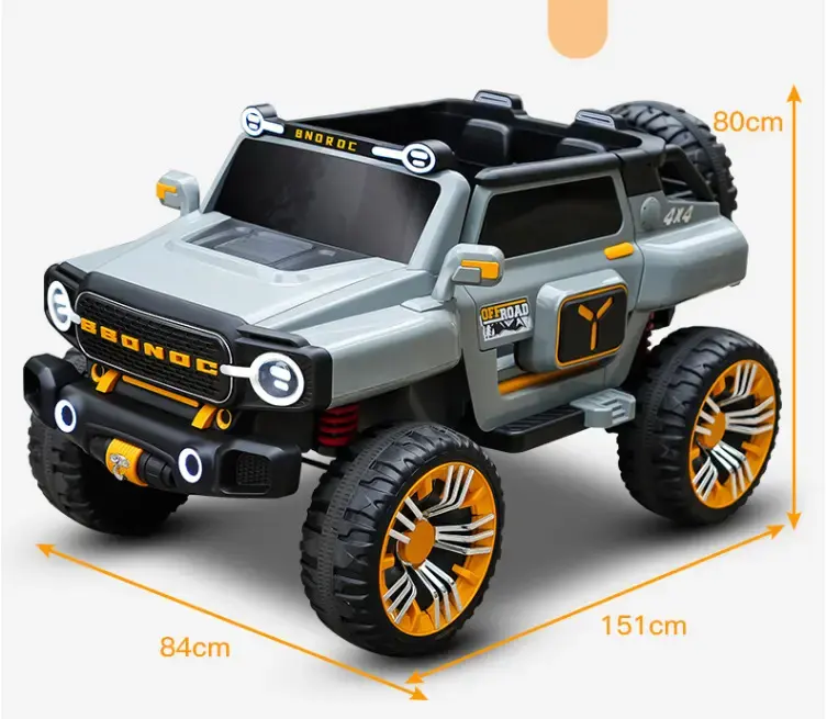 Children Electric Toy Car/Remote Control Kids Ride On Car/Battery Off-road Vehicle 12V Battery Powered Four Wheels Drive Remote