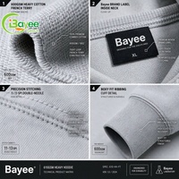 Ensemble de survêtement décontracté pour homme, style streetwear, comprenant un sweat à capuche court coupe ample gris chiné et un pantalon de survêtement large assorti, marque privée