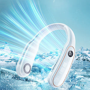 Ventilador de Cuello Portátil Recargable USB de 1200mAh con Tres Velocidades, Diseño Moderno y Popular para Uso en Auto, Exteriores y Hoteles - Product Image 6