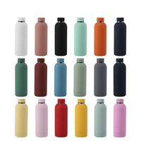 Vaso Térmico Personalizado de Acero Inoxidable de Doble Capa con Boca Estrecha, para Cola, Gimnasio, Deportes al Aire Libre, Botella de Agua