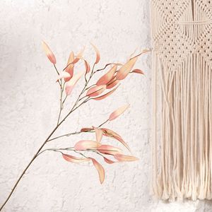ดอกไม้ประดิษฐ์รูปใบหลิว CallaFloral สีพีชชมพู รุ่น YC1066 สำหรับตกแต่งงานแต่งงาน สไตล์งานฝีมือ - Product Image 3