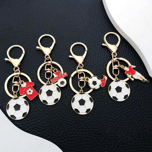 定制锌合金2D/3D硬搪瓷金属钥匙链标志信件夹钥匙圈纪念品定制个性化钥匙链 - Product Image 4