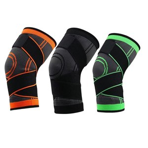 1 pièce Genouillère de sport élastique à compression pour homme, support de genou, équipement de fitness, protection pour basketball, volleyball, tennis, cyclisme - Product Image 1