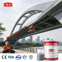 Peinture de construction époxy riche en zinc résistante à l'eau de mer, excellente adhérence pour la prévention de la rouille des murs intérieurs