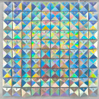 Panneau mural carré à paillettes vertes scintillantes de 30 cm pour décorations de fête d'anniversaire et de mariage