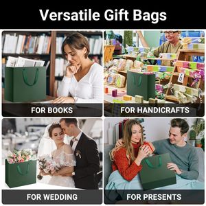 Custom Luxury Kraft Paper Shopping Bag with Printed <b>Mini</b> Handle and Ribbon for Crafts Candles <b>Photo</b> <b>Frames</b> Digital Printing - Product Image 5