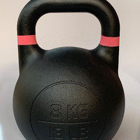 Kettlebell en fonte massif enduit de poudre, 70 lb, personnalisé en usine, pour équipement de gym, marque Kung Fu, modèle K-129-ZH, en vente