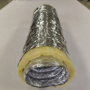 Silencieux de conduit flexible en aluminium <span class=keywords><strong>semi</strong></span>-rigide de qualité supérieure de 6 pouces pour la ventilation des gymnases afin de réduire le bruit - Product Image 3