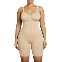 Yicheng En gros Body sculptant pour femme, à fermeture éclair frontale, effet liftant fessier, contrôle léger, contrôle du ventre, sans couture et respirant