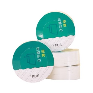 Serviettes compressées en pur coton, épaisses, extra larges, jetables, format voyage, couleur unie, rectangulaires, tricotées, pour le lavage des mains - Product Image 3