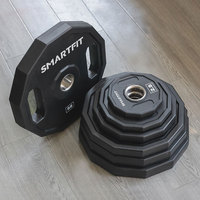 Vente directe d'usine Smartfit Plaques de poids en uréthane 12 faces Plaques d'haltérophilie CPU