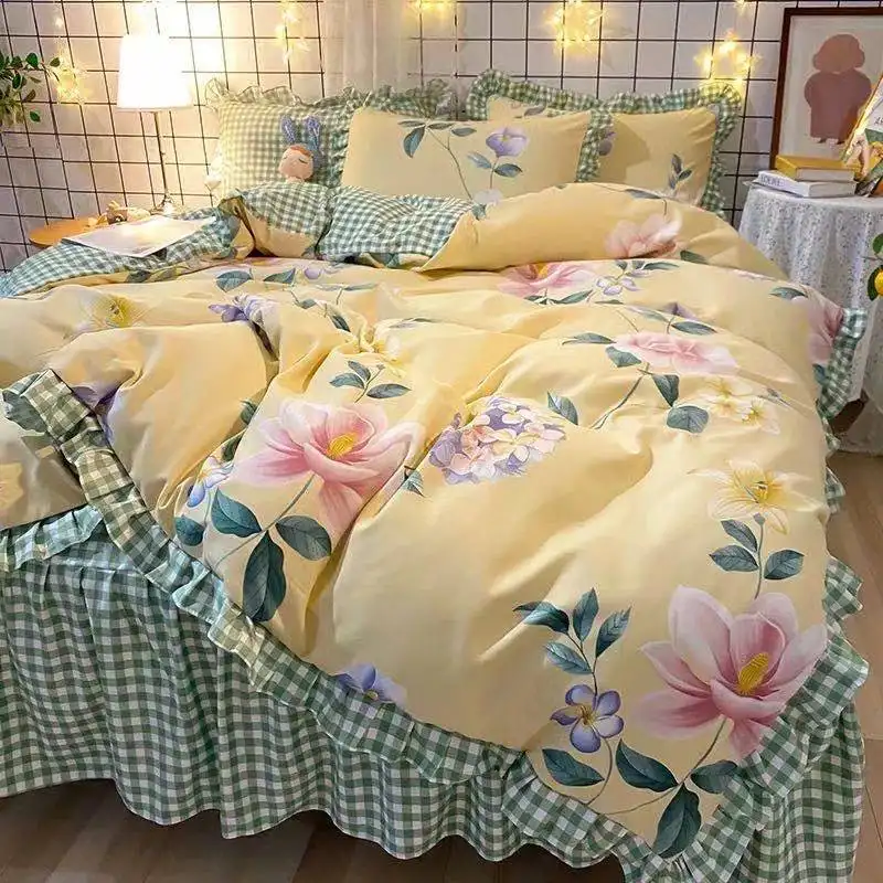 Couette de mariée personnalisée, drap de lit, ensemble de literie pour reine, d'usine,