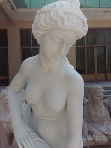 ガーデン等身大白い大理石の像天然大理石美しい女性ヌード彫刻 - Product Image 2