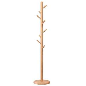 Modern Minimalist Durable Eco-Friendly Solid Beechwood Multi-Functional <b>Coat</b> Rack & <b>Stand</b> Storage for Hotel Bedroom Living Room - Product Image 1