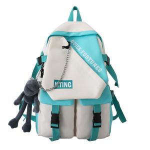 Mting Student <b>Backpack</b> 18 In Splicing Design Unisex Lightweight Large Capacity For <b>School</b> Travel - Product Image 5