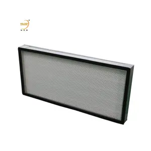 Industrial Mini HEPA Pleated Air Filter H13 H14 for Cleanroom HVAC System FFU