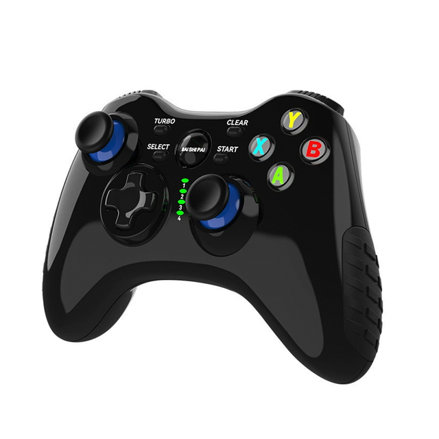 Wireless PC BT Dual Vibration Linear Trigger Remote Control for Android Box TV Game Controller for P3 P4 Switch Xbox 360 Console