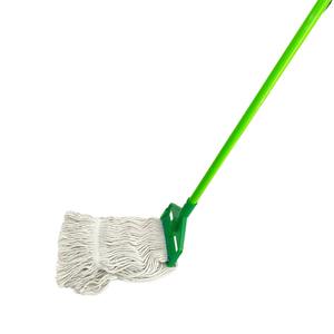 Vadrouille en coton à l'ancienne personnalisée Mandrin amovible en bois Tête de vadrouille en fil de coton Tête de remplacement en cire à eau directe - Product Image 4