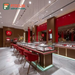 Custom Jewelry Showcase Cabinet Tempered Glass Panel Commercial Store Jewelry Cabinet - Product Image 6