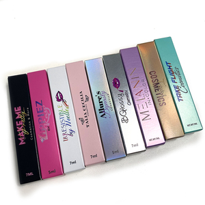 In Stock Pink Holographic Packaging Box Custom Cosmetic Lipstick Lip gloss Packaging Box