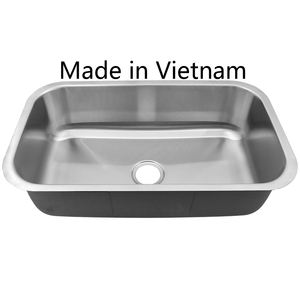 Vietnam Made Under mount Press Edelstahls püle Küchen spüle 3322S,5050,3218,3018,32x18,2318 - Product Image 6
