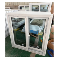 Fenêtres et portes coulissantes en PVC avec verre feuilleté teinté, résistantes aux ouragans