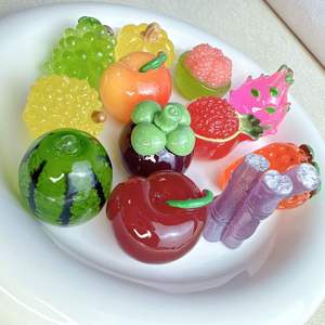 Accesorios <span class=keywords><strong>de</strong></span> Resina 3D Luminosos con Forma <span class=keywords><strong>de</strong></span> Fruta, Pegamento para Manualidades, Accesorios para el Cabello, Fundas para Teléfono, Diademas, Botellas <span class=keywords><strong>de</strong></span> Agua, Llaveros, Colgantes - Product Image 3