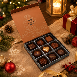 Caja Vacía Embalaje De Trufa De Chocolate Con Inserto - Product Image 1