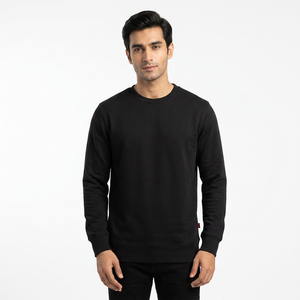 Pull à capuche de luxe pour homme 100% coton, séchage rapide, respirant, style vintage urbain, couleur unie pour l'hiver - Product Image 1