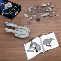 Star Trek YakiRaban Cruiser Film Série Vaisseau Spatial Modèle Blocs de Construction Boîte de Couleur de 40 Pièces