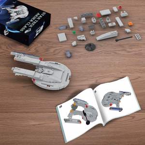 <span class=keywords><strong>Star</strong></span> <span class=keywords><strong>Trek</strong></span> YakiRaban Cruiser, Serie de Películas, Modelo de Nave Espacial, Bloques de Construcción, Caja de 40 Piezas a Color - Product Image 4