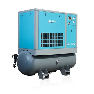 Dehaha Air Compressor dengan Tangki Electric Rotary Screw Air Compressor Mesin