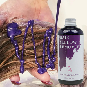 Shampoo violet sans sulfate pour neutraliser les reflets blonds 280 ml Ligne de salon Shampoo violet pour la dépose de couleur violette - Product Image 3