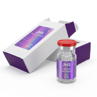 Individuelles Logo Luxus 3ml 5ml 10ml 4ml 10mg Karton Faltbare Papierbox Maßgefertigte Peptid-Fläschchen Verpackungsboxen