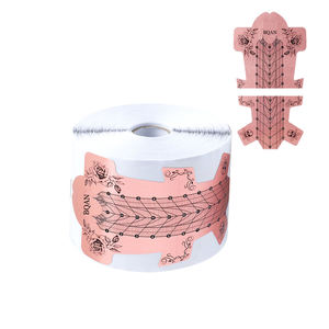 <span class=keywords><strong>BQAN</strong></span> Muestra OEM Oro Rosa 200g Aluminio Pegamento fuerte Gel UV Papel grueso Extensión de uñas Forma dual Forma de uñas acrílicas - Product Image 1