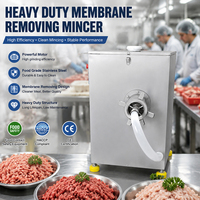 Machine à hacher la viande à membrane commerciale, équipement de broyage de viande fraîche pour cuisine centrale et usine alimentaire