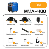 Machine à souder MMA haute fréquence 400A 380V 12.5KVA IGBT à double module pour soudage manuel à l'arc des métaux