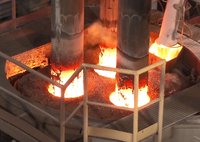 Four à arc électrique incliné Monte Brand 10000V à prix compétitif pour la fusion de ferraille, la raffinage de la fonte et la fusion de l'acier