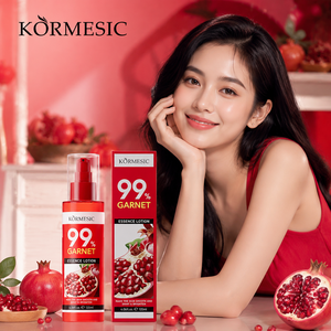 Loción de esencia de granada KORMESIC con certificación Bpom, 120 ml, 99% de esencia de granada, suero facial blanqueador, esencia iluminadora para una piel suave y luminosa - Product Image 1