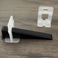 Système de nivellement de carreaux, série Wedge Slim, pour appartements modernes, outils d'installation de carreaux en céramique de 2,5 mm, 100 pièces, imperméables