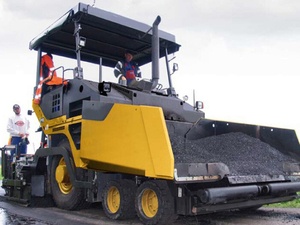 Construção de estradas SRP90S PLUS Estrada Pavimentadora de asfalto 9m Pavimentadora de concreto Velocidade 18 m/min com baixa emissão - Product Image 3