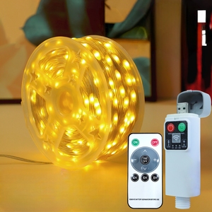 Luces LED RGB Inteligentes para Decoración de Paredes, Creador de Ambiente con Texto Programable, Luces de Cortina - Product Image 5