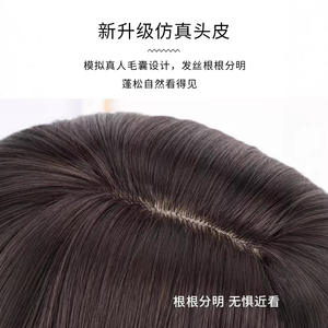 Perruque longue ondulée pour femme Dm406, densité 130, ligne de cheveux naturelle, fibre Kanekalon, perruque complète pour usage quotidien - Product Image 2