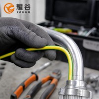 Mehrfarbiger PVC-isolierter Elektrodraht H07V-U Einadrig Kupfer 450/750V Anpassbare Länge Bauverdrahtung